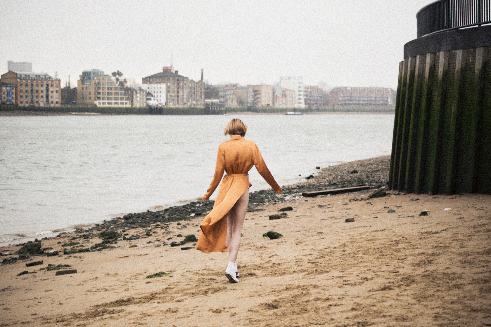 Silk Mac/копринено палто - MARINA London