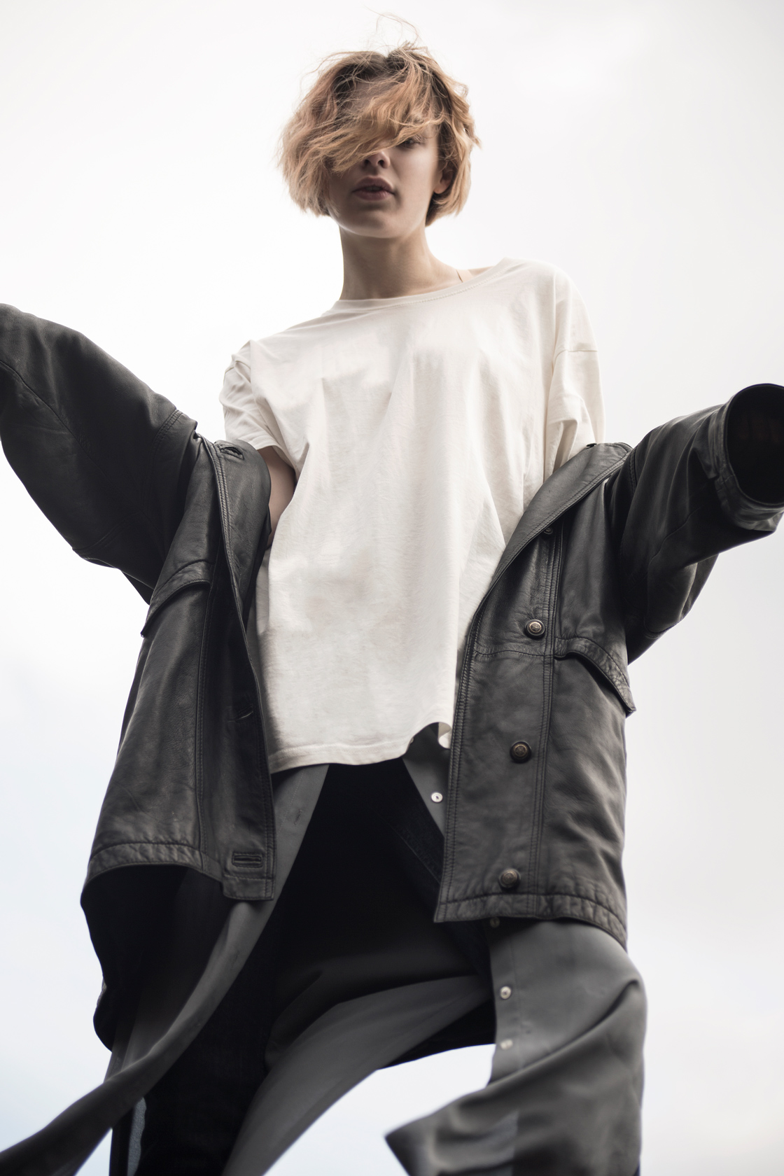 яке - vintage, пола - MARINA London, деним - ACNE Studios