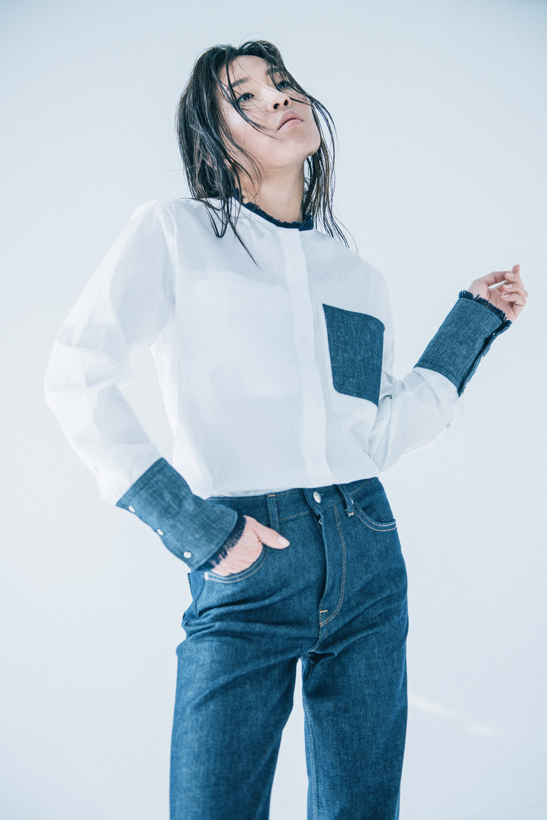 риза Max Mara, деним H&M
