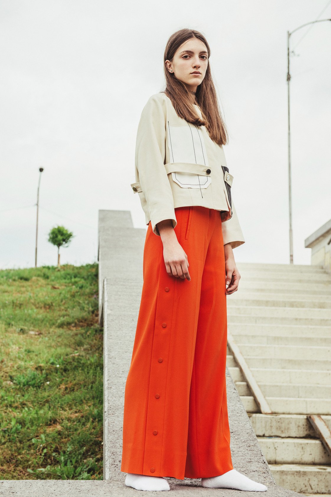 1.	Яке Max Mara, панталон Acne Studios от Plus Zero Concept Store