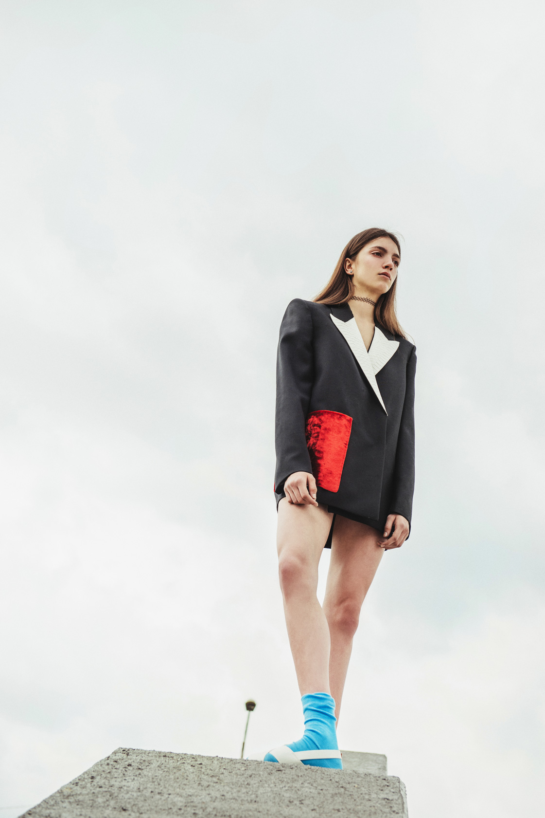 Сако Acne Studios от Plus Zero Concept Store, обувки Benetton