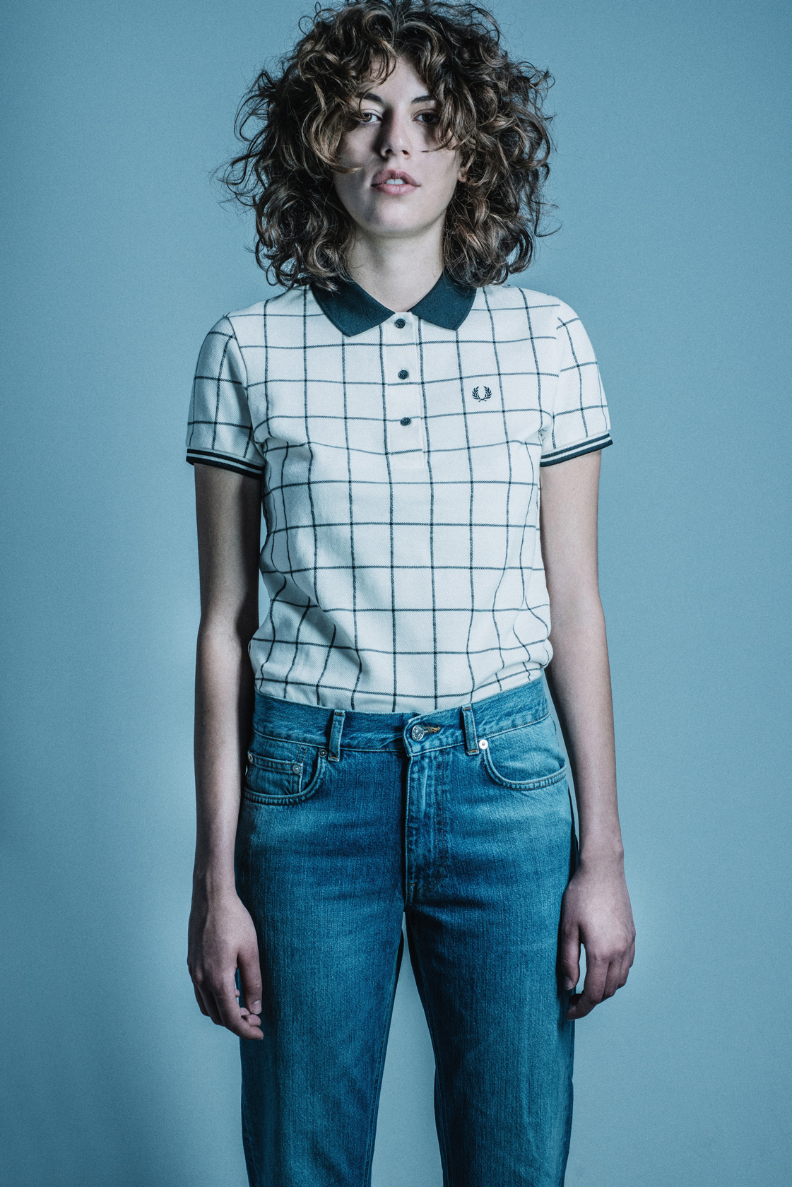 Поло-шърт Fred Perry, деним H&M Поло-шърт Fred Perry, деним H&M