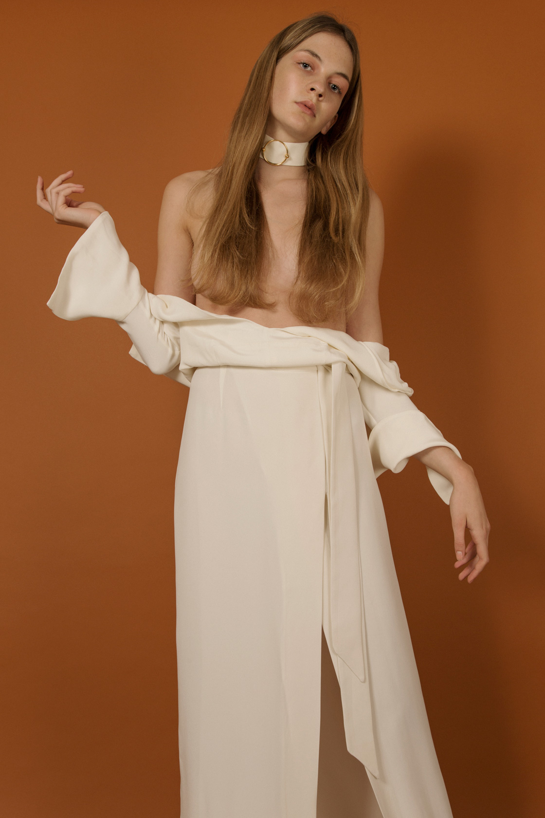Рокля и choker Marina London