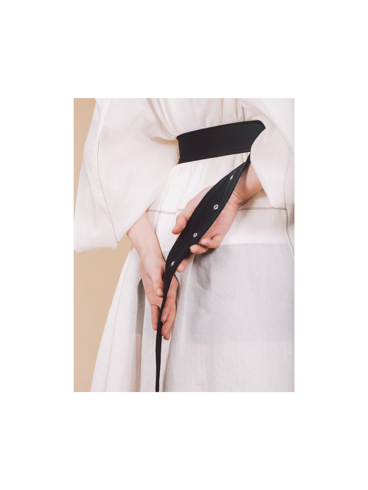 рокля Jil Sander, belt H&M