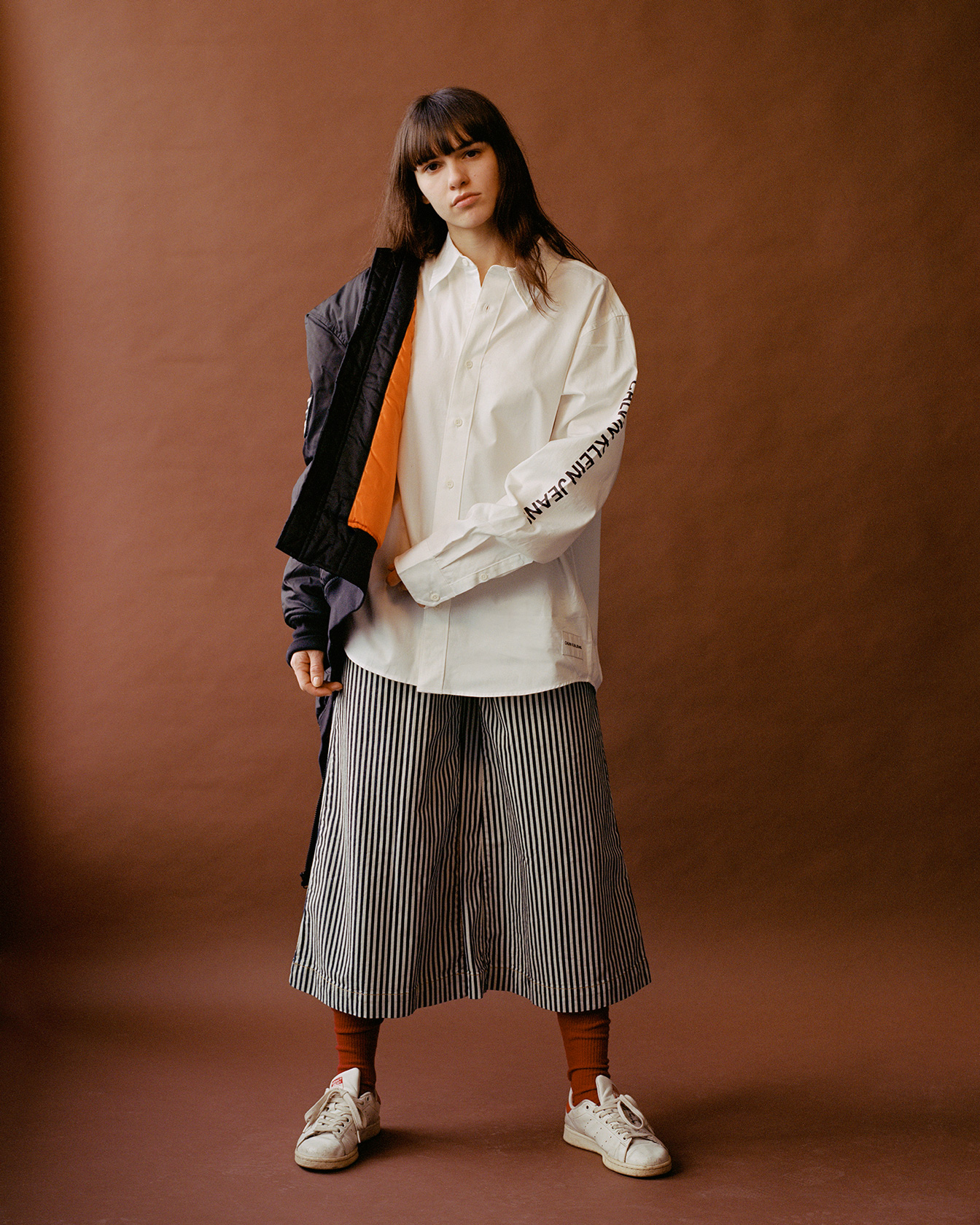 Яке от BLOK Supply Co., риза Calvin Klein Jeans от Collective, панталон Benetton