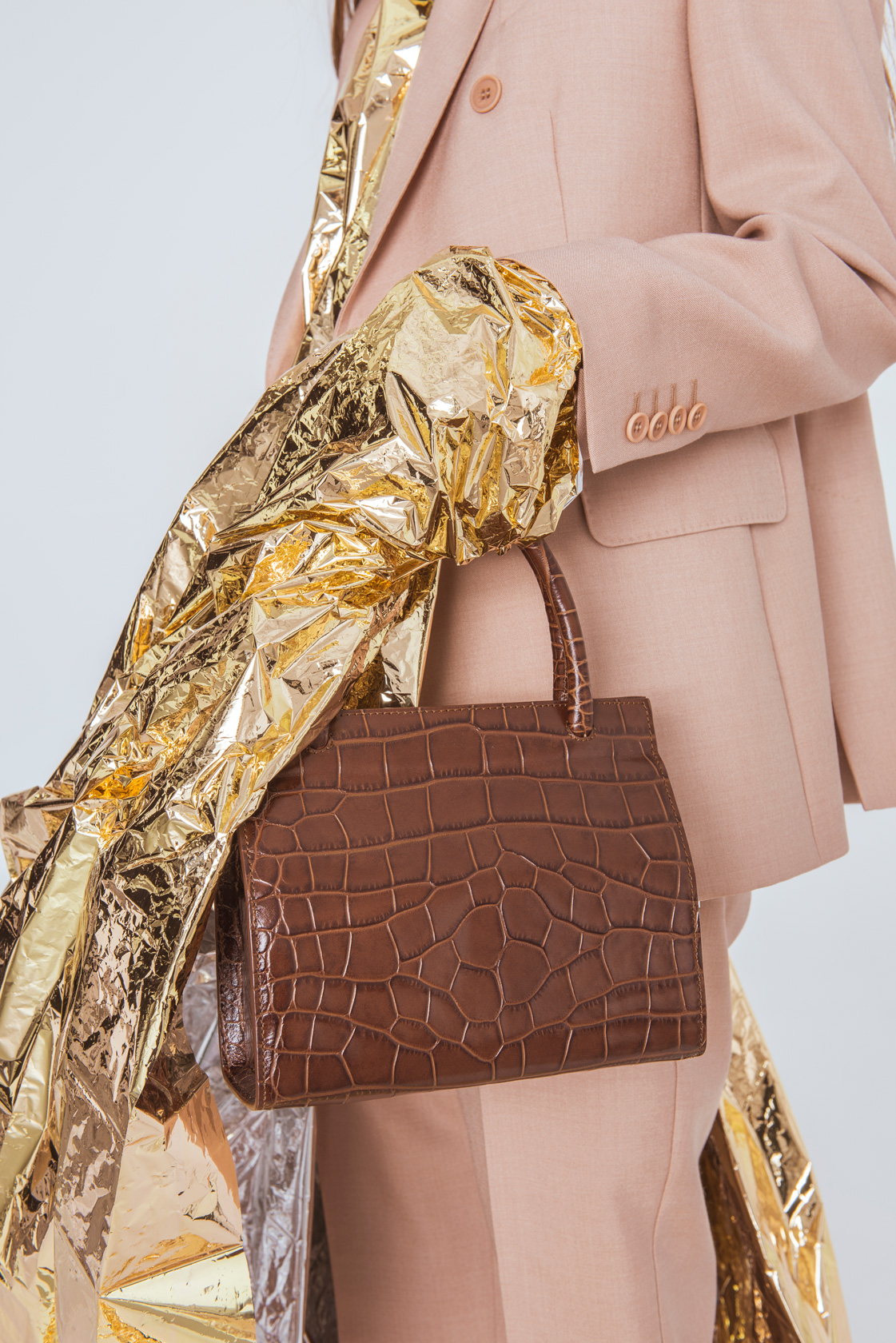 Сако и панталон MaxMara, чанта byFAR