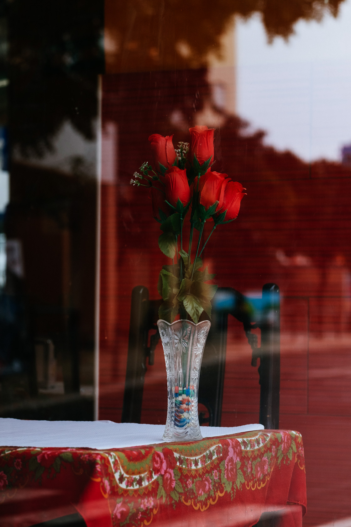 Vase with roses Vase with roses