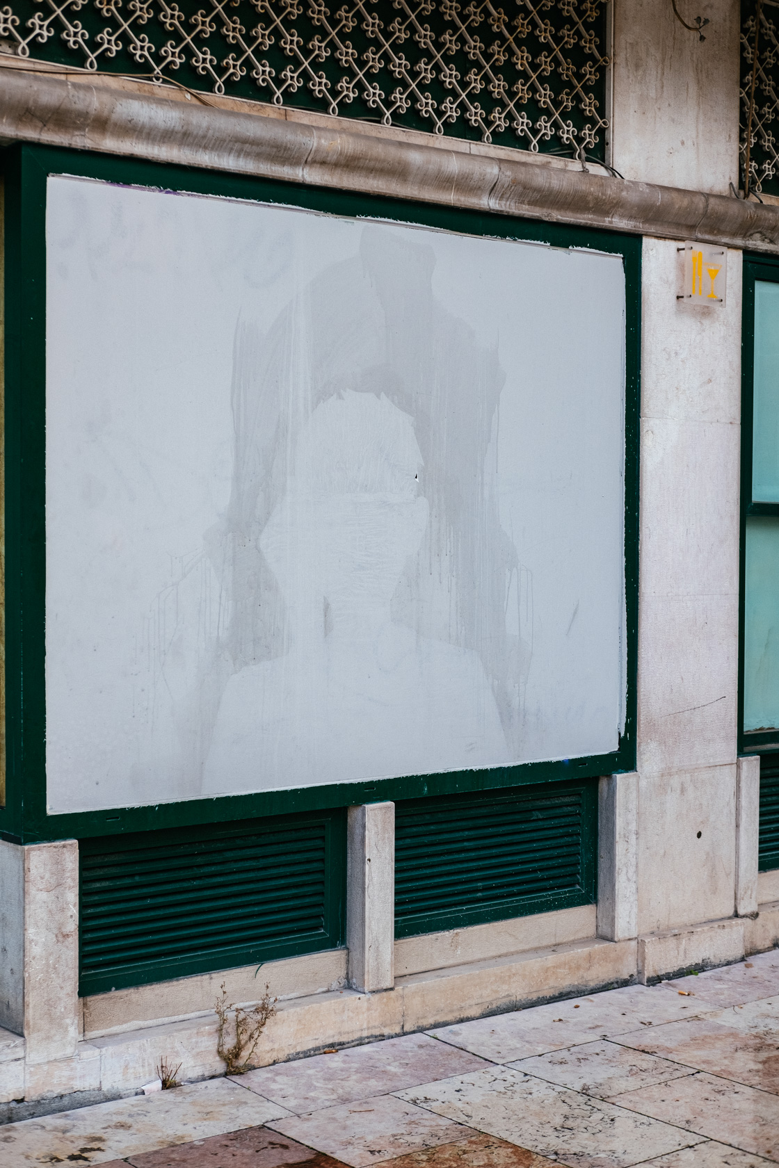 Erased graffiti Erased graffiti