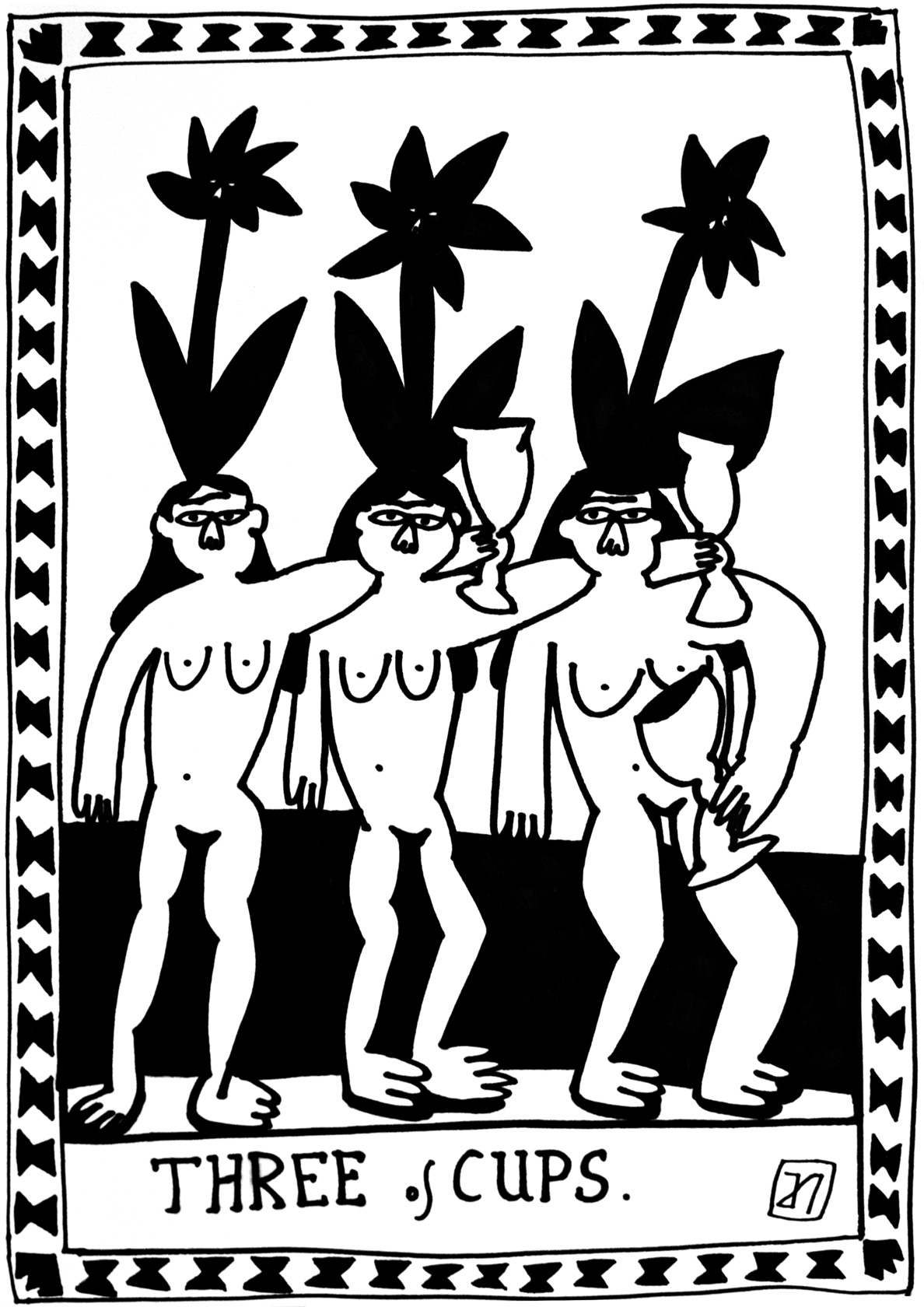 Three_of_Cups_Minor_Arcana_Tarot_Card_Alina_Papazova Three_of_Cups_Minor_Arcana_Tarot_Card_Alina_Papazova