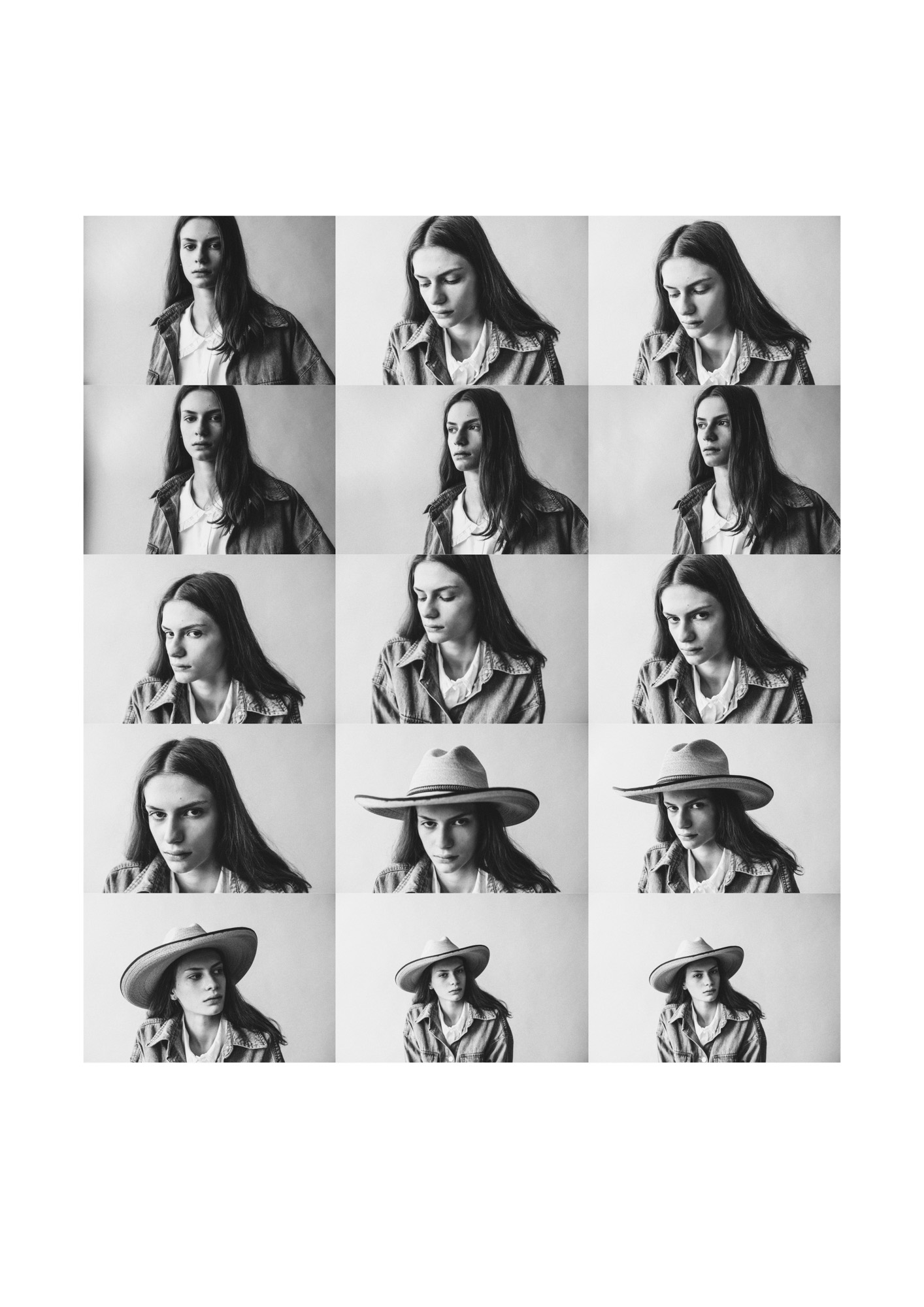 Шапка Sun Body Hats от Koncept 7, бяла риза H&M, дънкова риза архив
