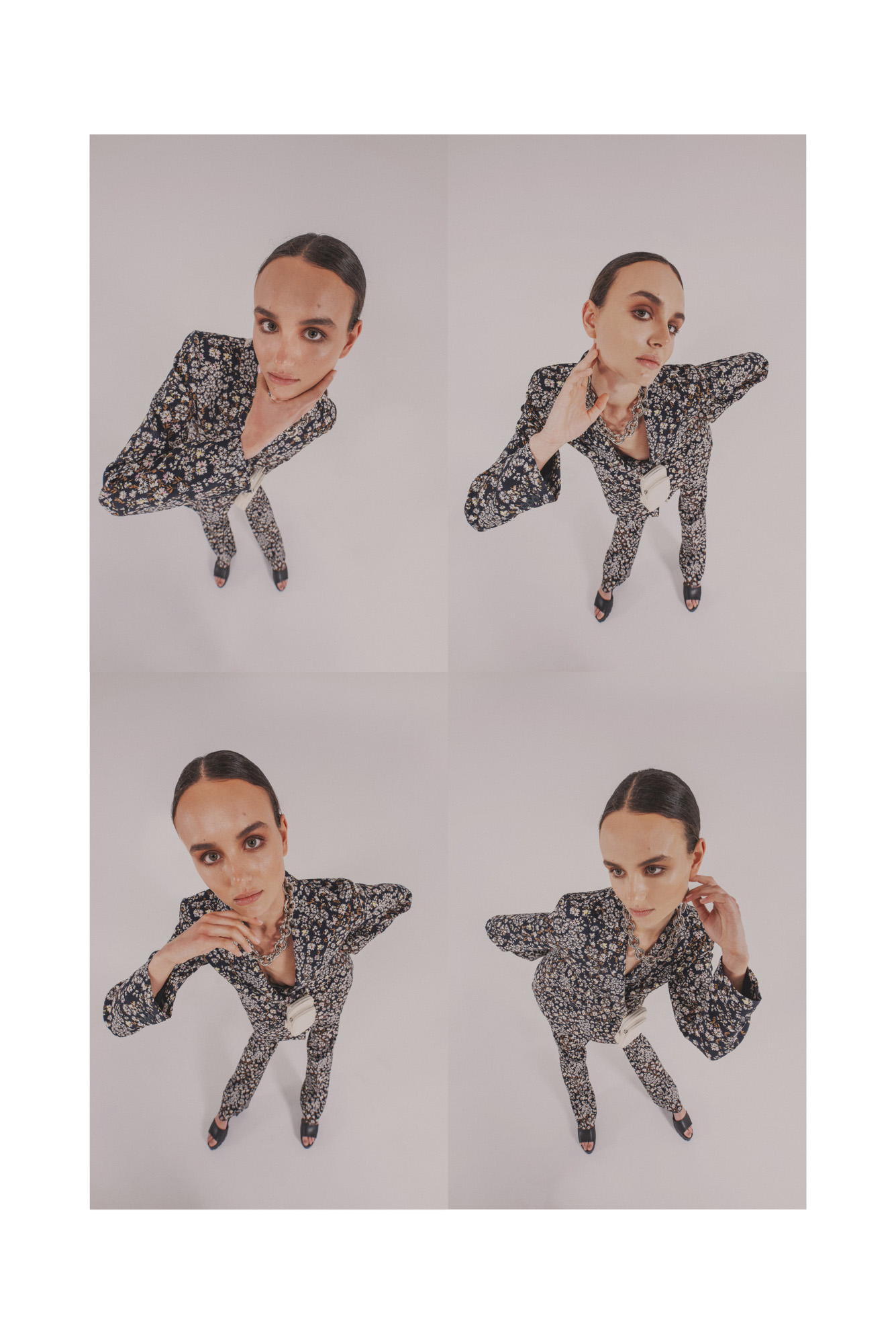 сако Max Mara  и колие Max Mara, чанта H&M