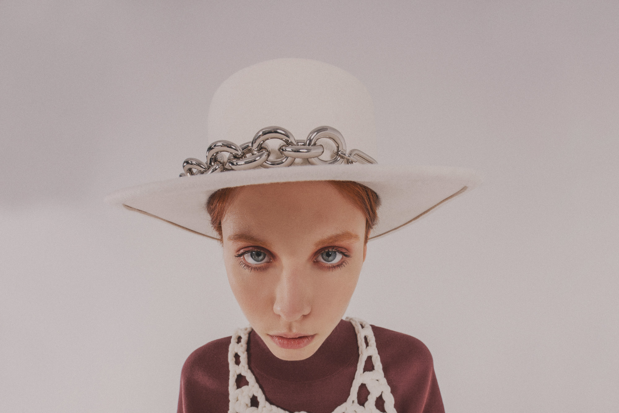 блуза и рокля H&M, колие Max Mara, шапка Reserved