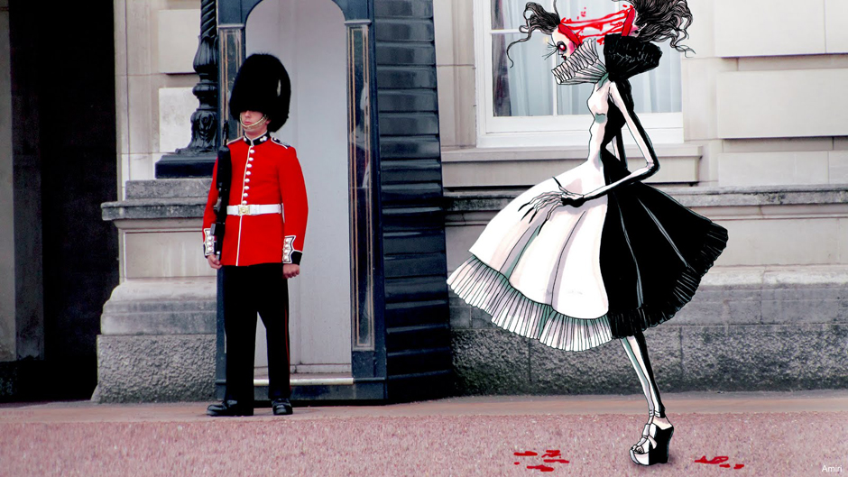 LONDON FASHION VISION - GARETH PUGH AT BUCKIGHAM PALACE