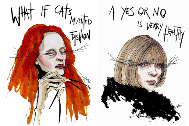 anna-wintour-grace-coddington-achraf-amiri-illustratiopn
